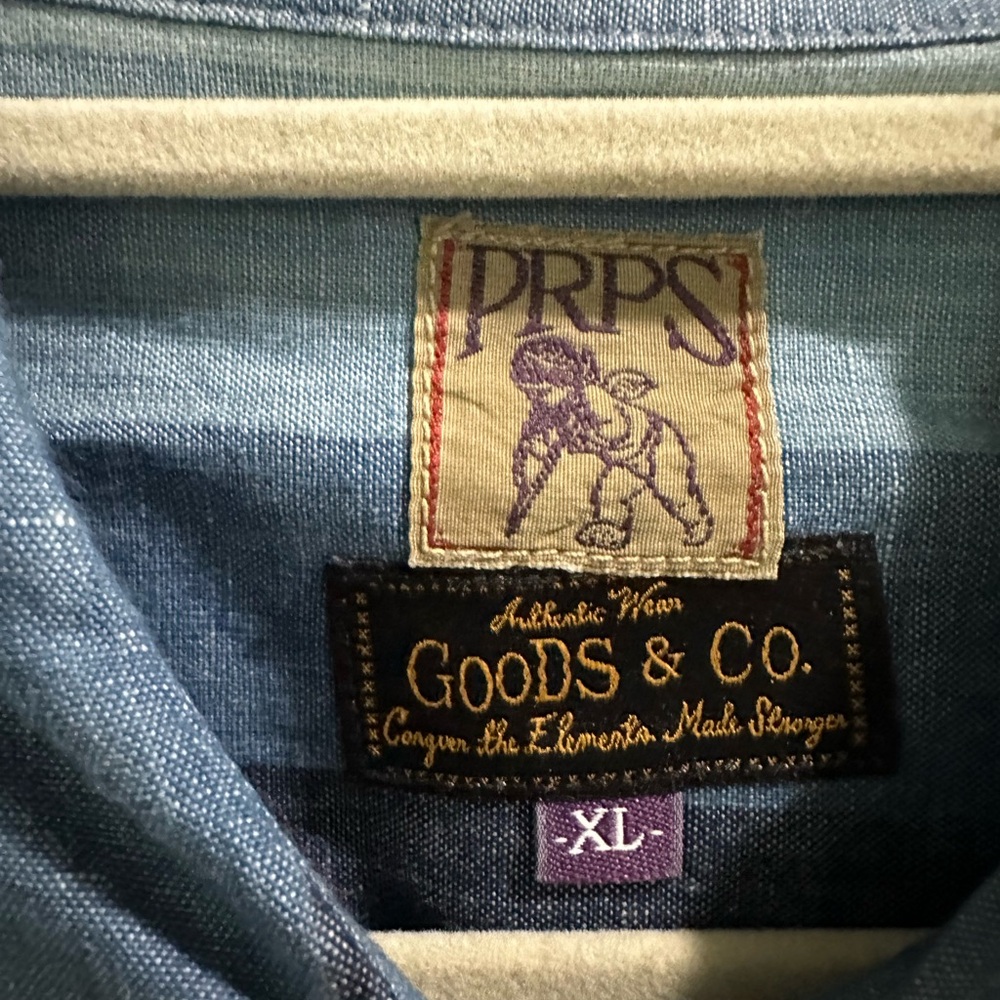 PRPS goods and co size xl long sleeve button down - Picture 2 of 2